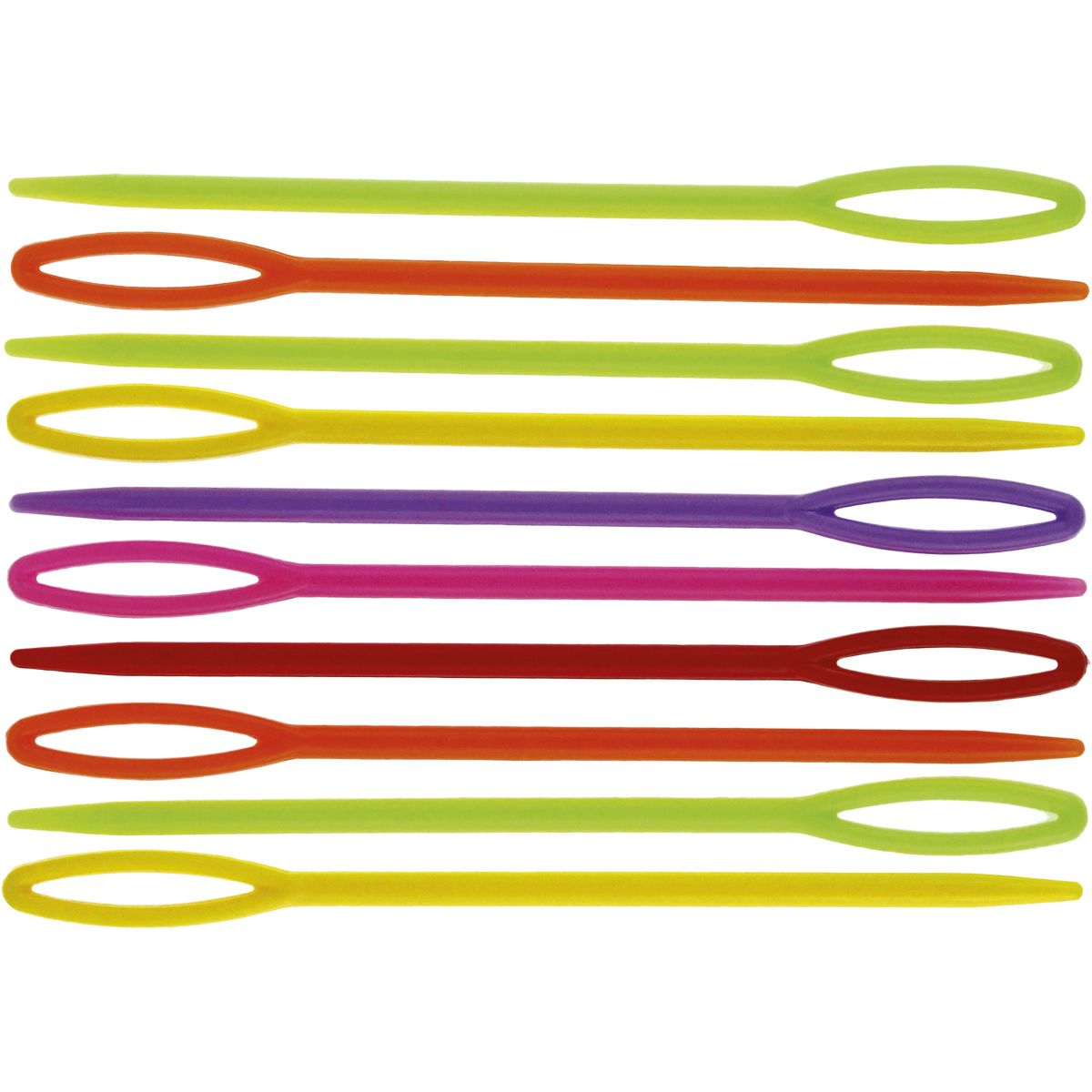 Igły Titanum Craft-Fun Series igły plastikowe 10szt/9cm plastik 10 sztuk