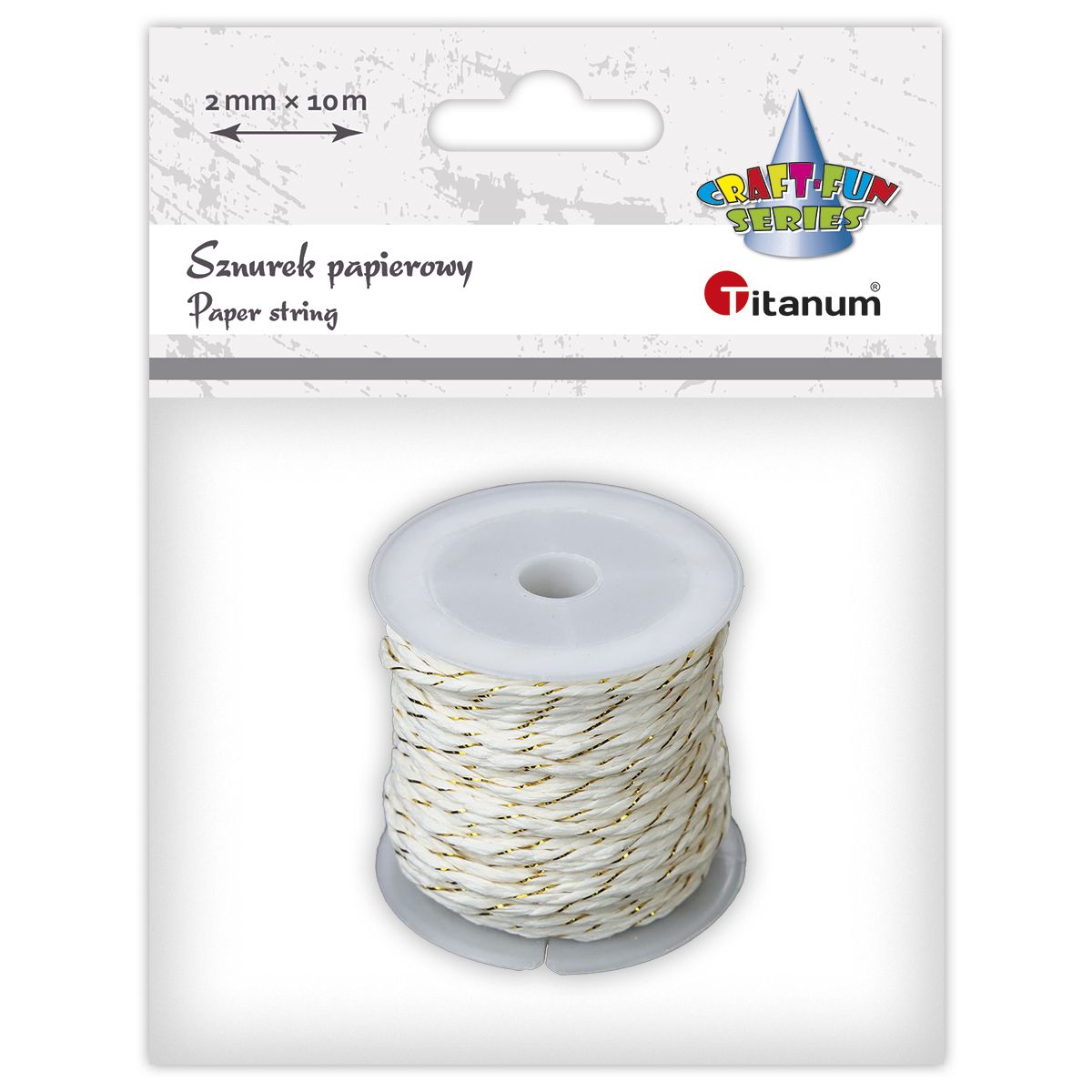 Sznurek Titanum Craft-Fun Series papierowy 10m (24BR0201-16)