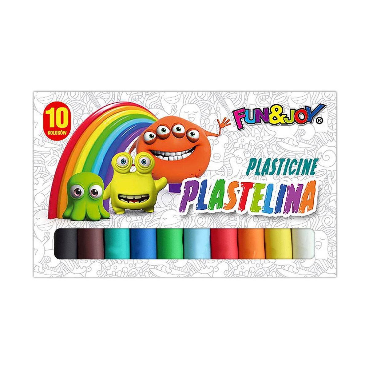 Plastelina Fun&Joy 10 kolorów