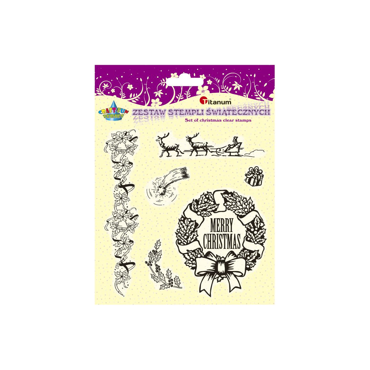 Zestaw pieczątek Craft-Fun Series Clear stamps Titanum (21125)