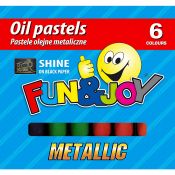 Pastele olejne Fun&Joy metaliczne 6 kol. (FJ-POM6)