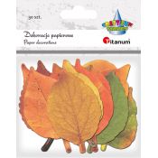 Ozdoba papierowa Titanum Craft-Fun Series liście papierowe (24XQ0501-9)